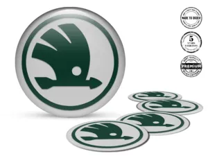 Skoda Epoxy Dome Aufkleber Luxus Autoembleme